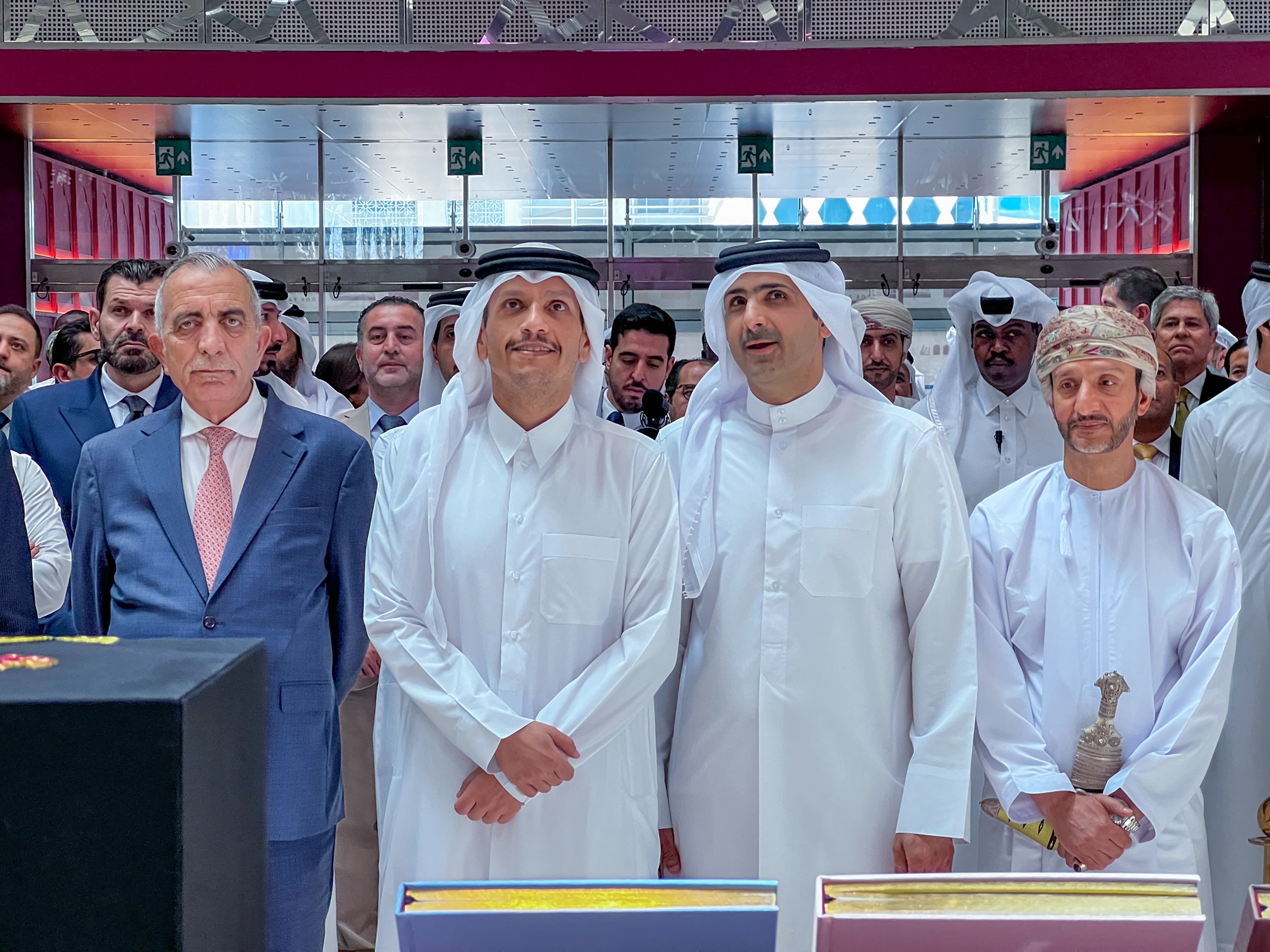 وزير الثقافة والرياضة والشباب يشارك في افتتاح معرض الدوحة الدولي للكتاب