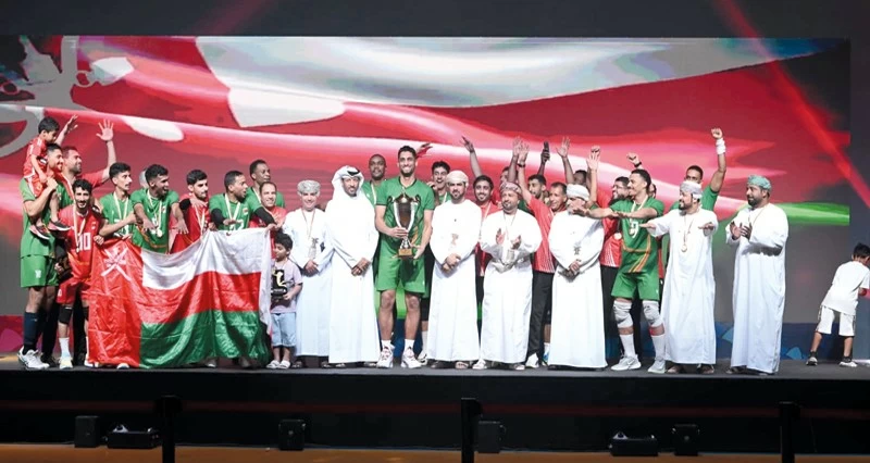 منتخبنا الوطني الأول للكرة الطائرة يتوج بطلا لبطولة غرب آسيا